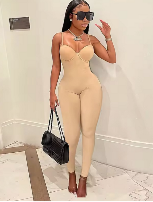 Nude Baddie Jumpsuit